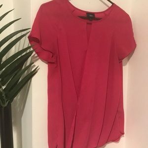 Mossimo  wrap fusia top